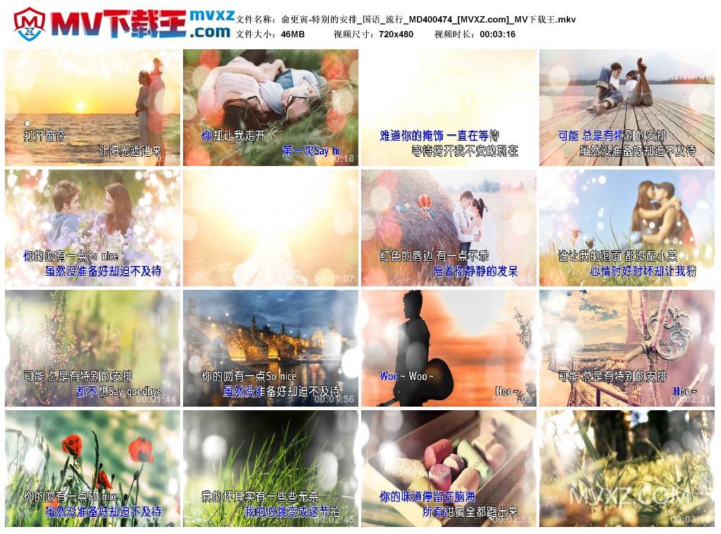 俞更寅-特别的安排_国语_流行_MD400474